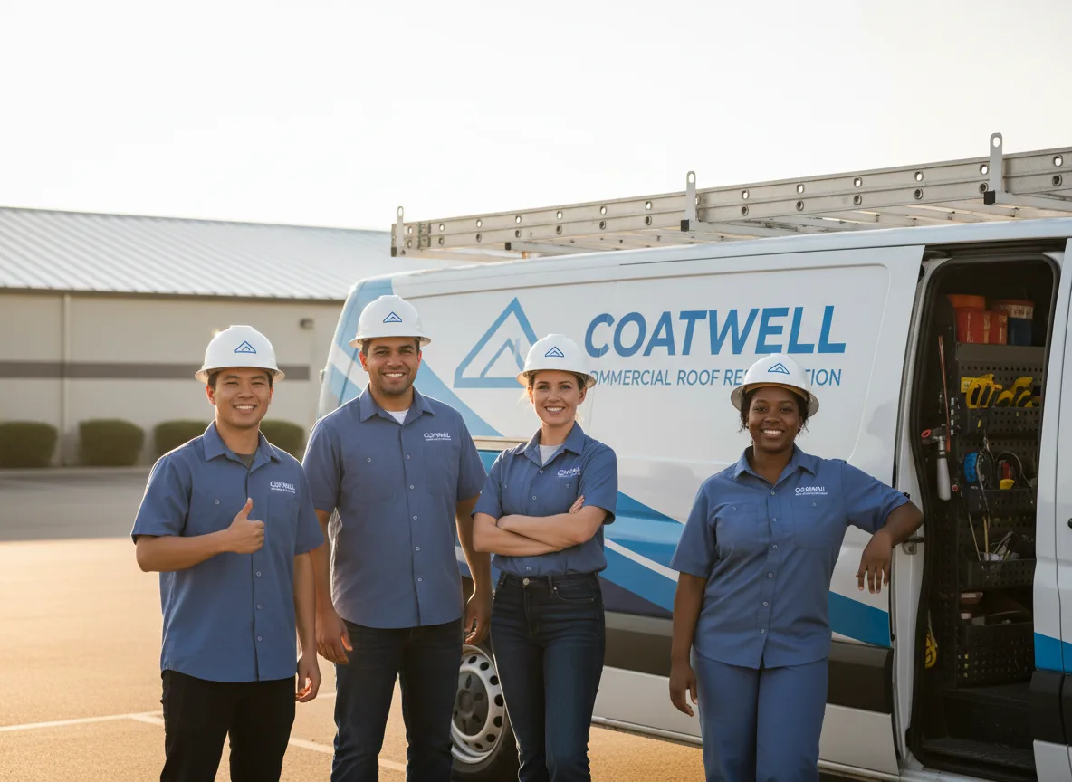 Commercial roof coating company in Windsor, WI